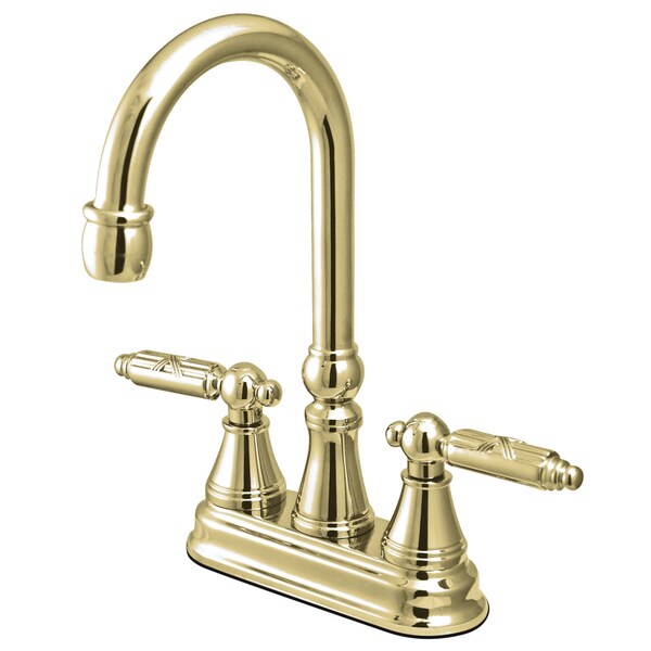 Bar Faucet, Polished Brass